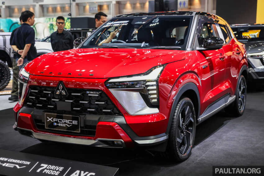 2025曼谷国际车展：Mitsubishi Xforce HEV，搭载 1.6L e:Motion 混动系统，116 PS/255 Nm，兑马币售RM118k起 292116