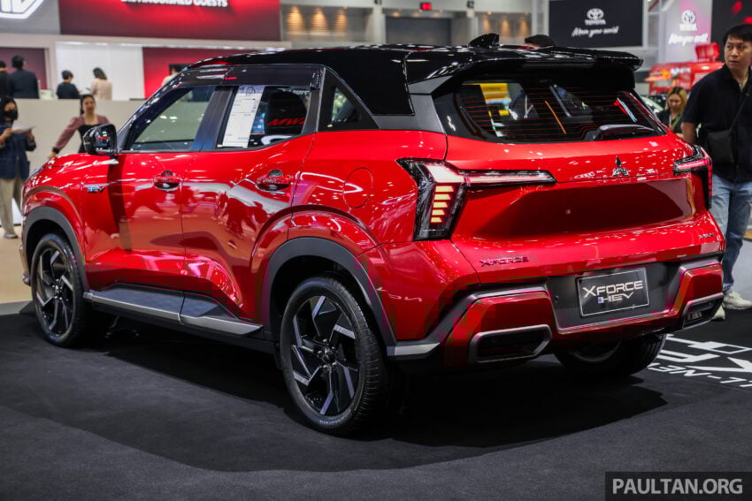 2025曼谷国际车展：Mitsubishi Xforce HEV，搭载 1.6L e:Motion 混动系统，116 PS/255 Nm，兑马币售RM118k起 292117
