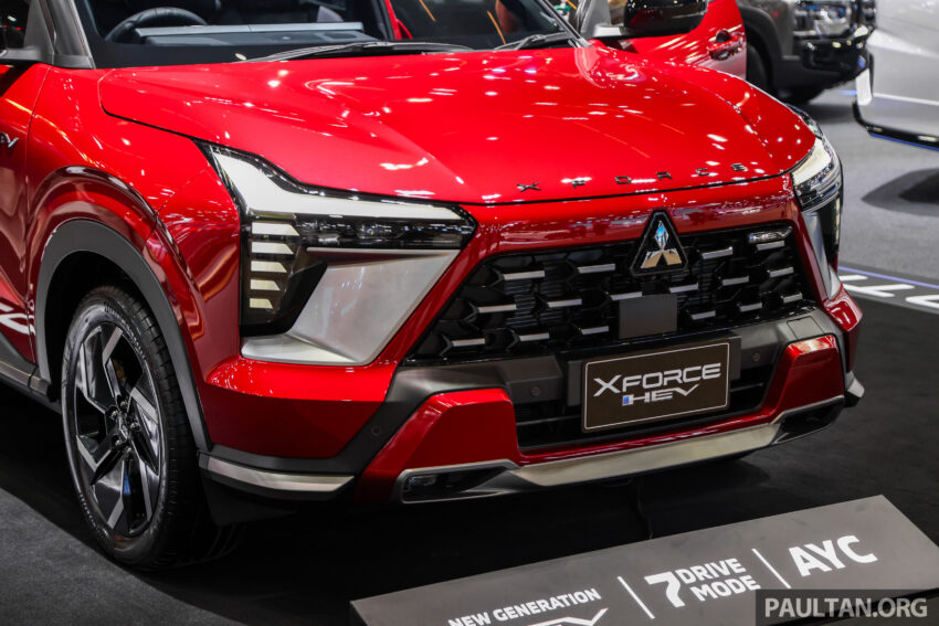 2025曼谷国际车展：Mitsubishi Xforce HEV，搭载 1.6L e:Motion 混动系统，116 PS/255 Nm，兑马币售RM118k起 292121