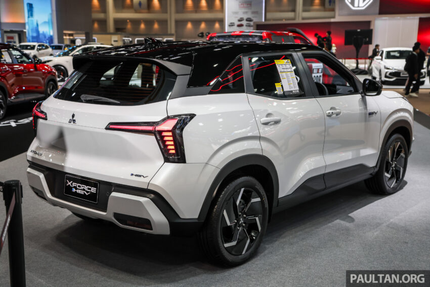 2025曼谷国际车展：Mitsubishi Xforce HEV，搭载 1.6L e:Motion 混动系统，116 PS/255 Nm，兑马币售RM118k起 292105