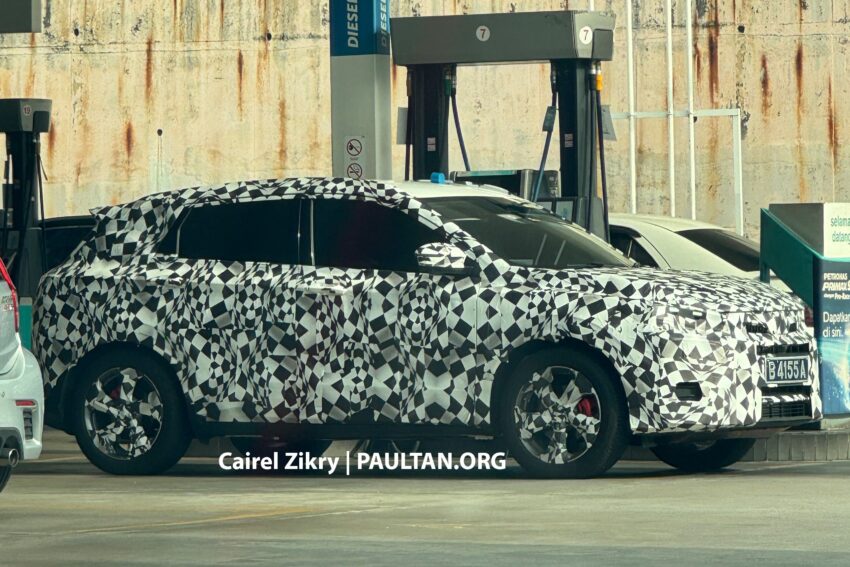 2025 Proton X50 小改款路测再次被拍, 这次后尾翼变小了 290093