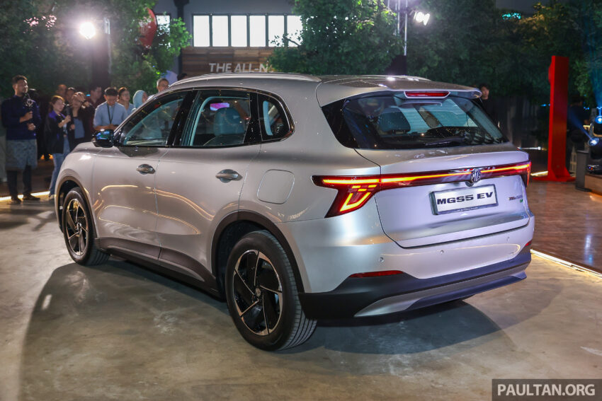 2025 MG S5 EV 本地规格确认, 单马达后驱, 标准与长续航版本, 续航最长430公里, 150kW DC快充, 预估价11.5万令吉 293989