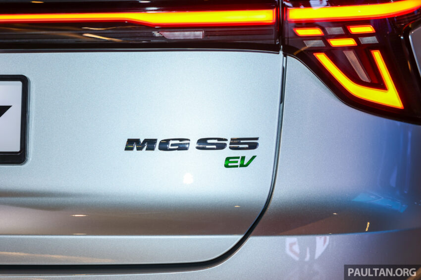 2025 MG S5 EV 本地规格确认, 单马达后驱, 标准与长续航版本, 续航最长430公里, 150kW DC快充, 预估价11.5万令吉 294013