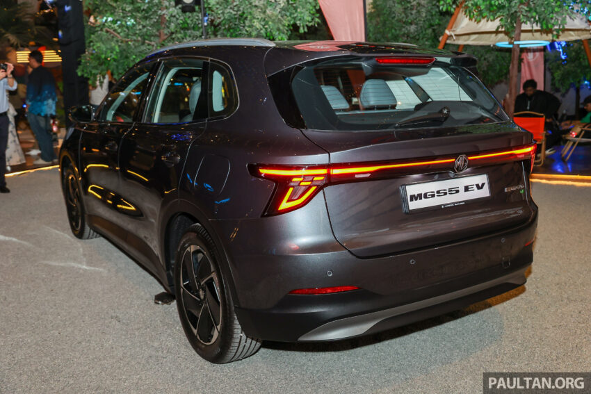 2025 MG S5 EV 本地规格确认, 单马达后驱, 标准与长续航版本, 续航最长430公里, 150kW DC快充, 预估价11.5万令吉 294018