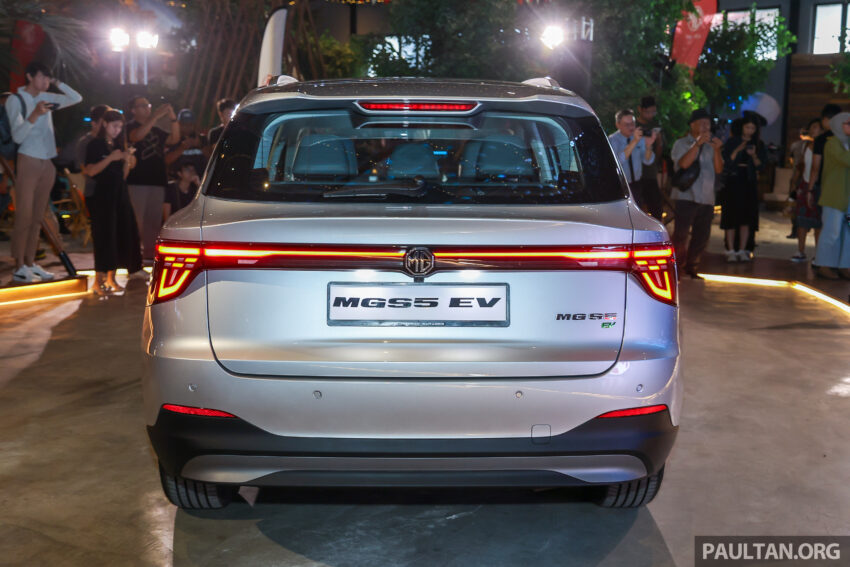 2025 MG S5 EV 本地规格确认, 单马达后驱, 标准与长续航版本, 续航最长430公里, 150kW DC快充, 预估价11.5万令吉 293993