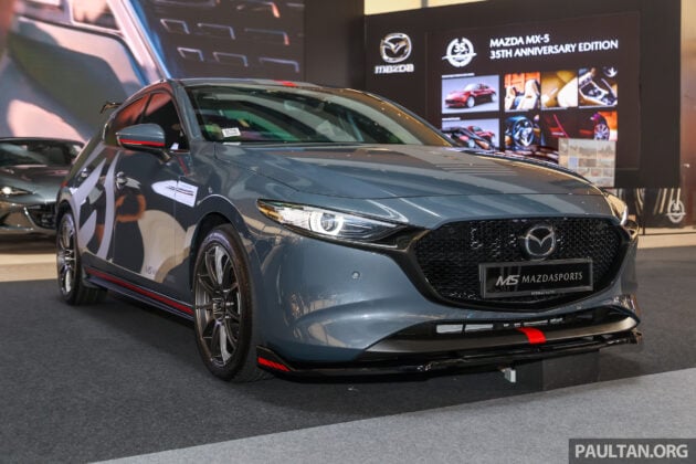 Mazda 3 Concept 于1 Utama与Queensbay Mall公开对外展示, 以上一代 Mazda 3 MS Edition 为基础概念而打造