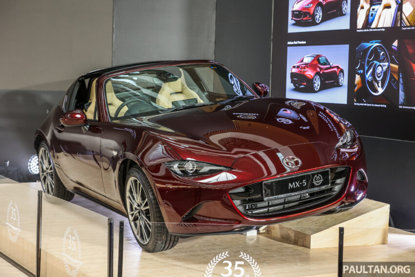 2025 Mazda MX-5 升级版与 35th Anniversary Edition 特仕版正式发布, 2.0L引擎, 可选手排或自排, 售价从29.4万起 293328