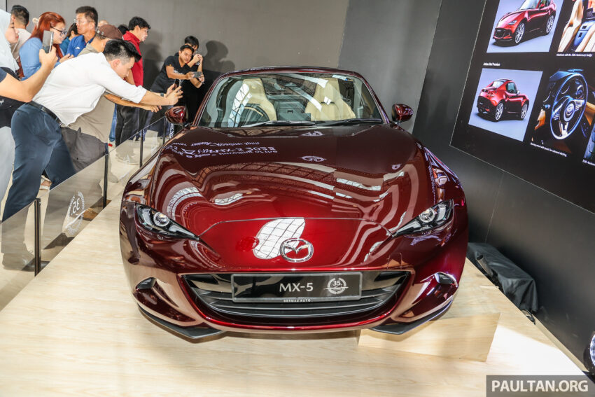 2025 Mazda MX-5 升级版与 35th Anniversary Edition 特仕版正式发布, 2.0L引擎, 可选手排或自排, 售价从29.4万起 293330