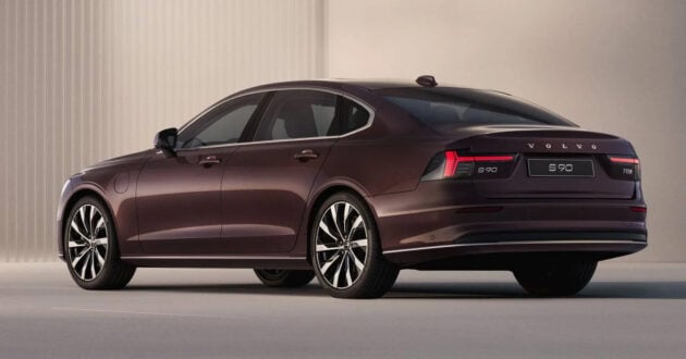 2025 Volvo S90 小改款首发, 外型改变较明显, 屏幕更大