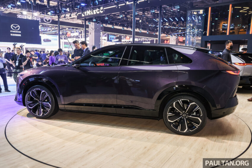 2025上海车展：Mazda EZ-60 登场！长安与 Mazda 合作下第二款面向全球市场的新能源车，发布48小时内订单破万 294792