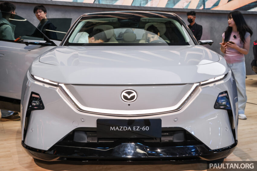 2025上海车展：Mazda EZ-60 登场！长安与 Mazda 合作下第二款面向全球市场的新能源车，发布48小时内订单破万 294784