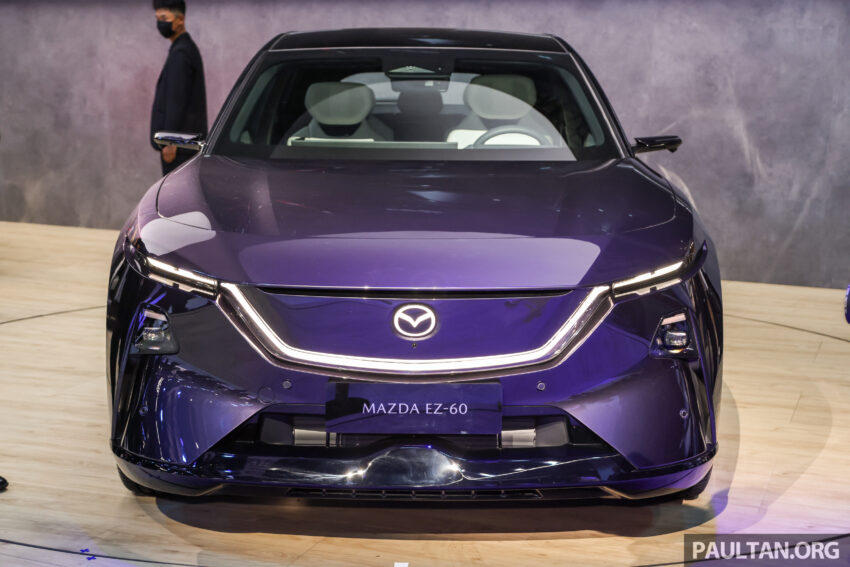 2025上海车展：Mazda EZ-60 登场！长安与 Mazda 合作下第二款面向全球市场的新能源车，发布48小时内订单破万 294791
