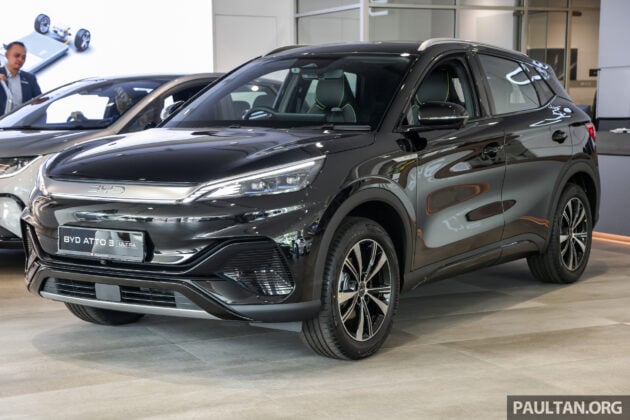BYD Atto 3 Ultra 折扣优惠扩大至首3,000名车主, 可获RM5,000折扣, 附送充电盒与8年保养配套, 只需RM118,800