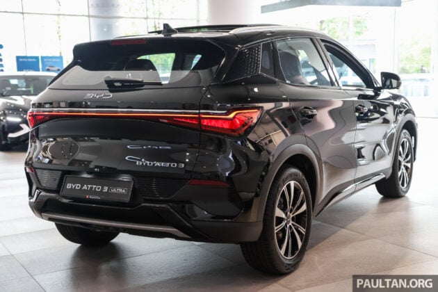 BYD Atto 3 Ultra 折扣优惠扩大至首3,000名车主, 可获RM5,000折扣, 附送充电盒与8年保养配套, 只需RM118,800