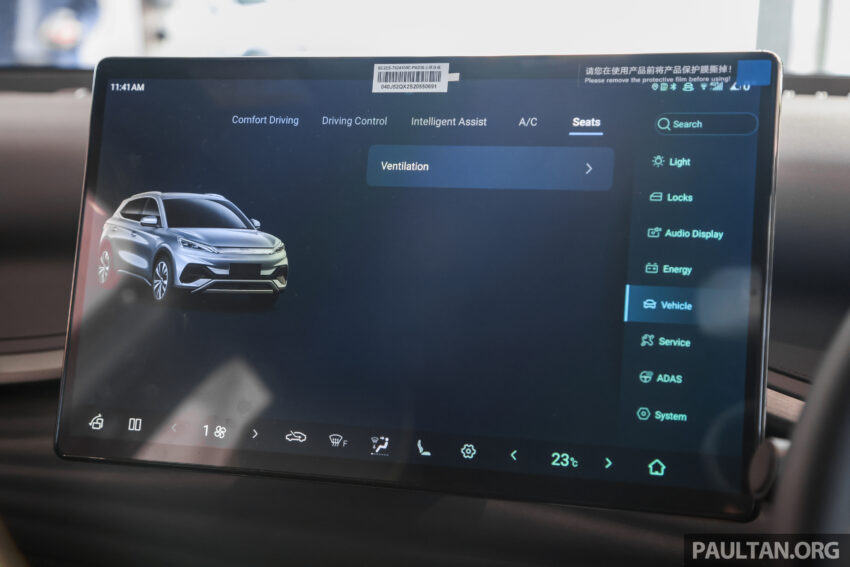 2025 BYD Atto 3 Ultra 实拍图集, 新年式小升级版, 售价从RM118,800起, 比 Proton eMAS 7 便宜, 附送8年保养配套 292995