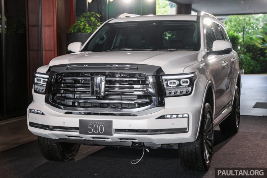 GWM Tank 500 发布前实车亮相, 搭载2.0L HEV油电系统, 定位高端豪华的七人座越野SUV, 已开放预购, 售价35万以下 294390