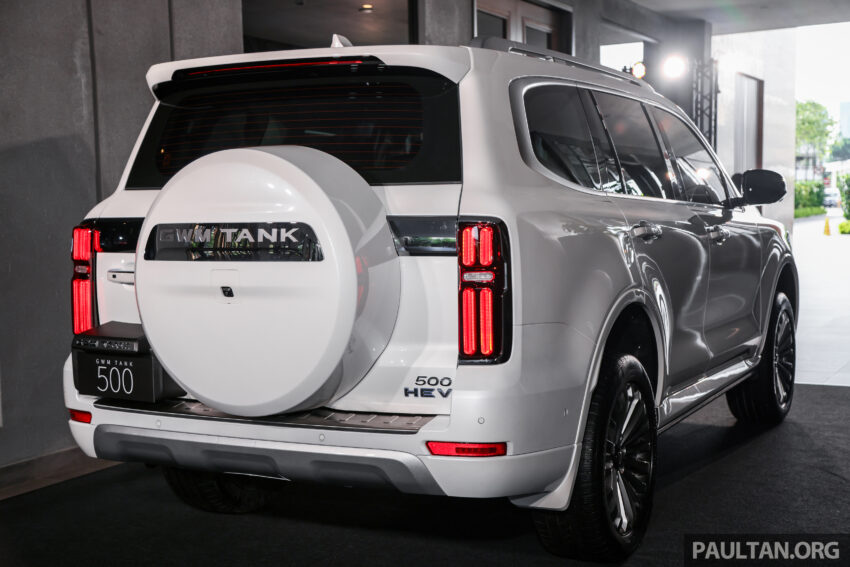 GWM Tank 500 发布前实车亮相, 搭载2.0L HEV油电系统, 定位高端豪华的七人座越野SUV, 已开放预购, 售价35万以下 294391