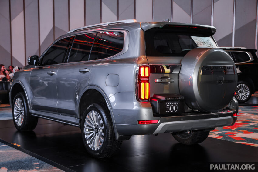 GWM Tank 500 发布前实车亮相, 搭载2.0L HEV油电系统, 定位高端豪华的七人座越野SUV, 已开放预购, 售价35万以下 294422