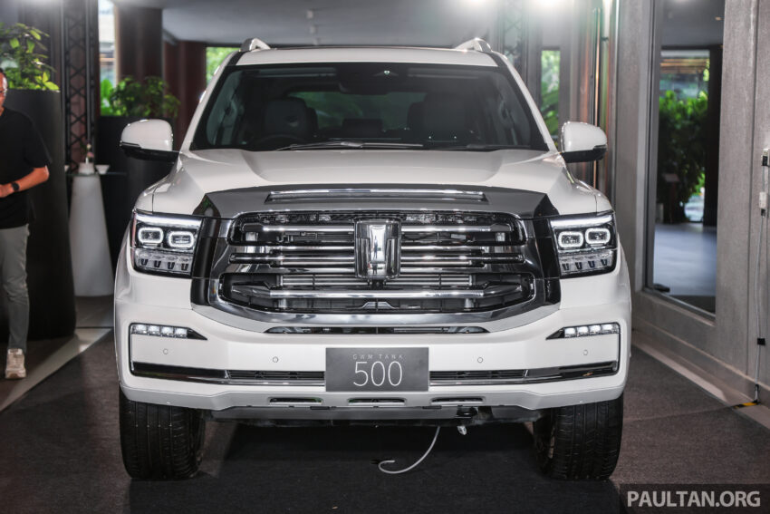 GWM Tank 500 发布前实车亮相, 搭载2.0L HEV油电系统, 定位高端豪华的七人座越野SUV, 已开放预购, 售价35万以下 294393