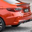 新颜色实拍图集: 2025 Honda City 新增“珍珠凤凰橘”配色, 需额外加价RM400, 四门Sedan与五门Hatchback皆可选配