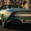 第三代 Aston Martin Vanquish Volante 全球首发, 号称全球最快、最强的前置引擎敞篷跑车, 搭载V12双涡轮引擎