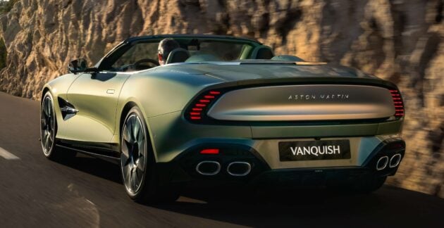 第三代 Aston Martin Vanquish Volante 全球首发, 号称全球最快、最强的前置引擎敞篷跑车, 搭载V12双涡轮引擎
