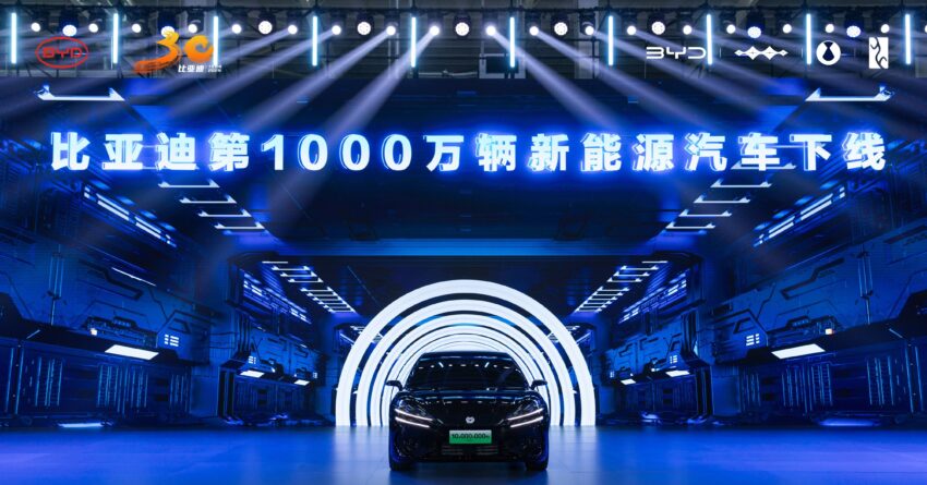 BYD 比亚迪今年首季销量破百万, 刷新国际市场销量记录 292784