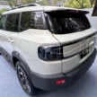 捷途 Jetour T1 亮相上海车展, 已备有右驾版, 确认将在明年来马, 有1.5/2.0L汽油涡轮引擎供选择, 还有PHEV油电版本