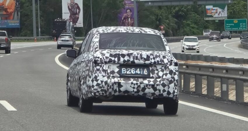 2025 Proton Saga MC3 路测再次被拍, 搭载LED头灯组? 293934