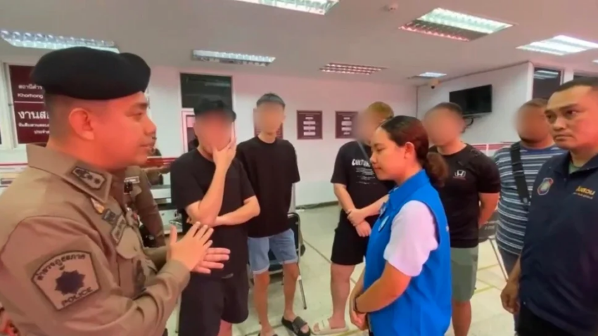 合艾街头非法飙车，10大马人遭泰国警方逮捕并勒令遣返 296577