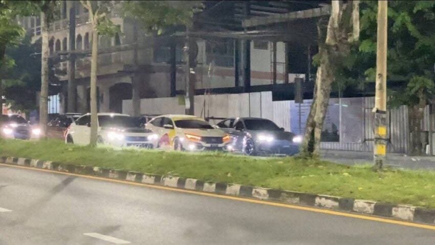 合艾街头非法飙车，10大马人遭泰国警方逮捕并勒令遣返 296579