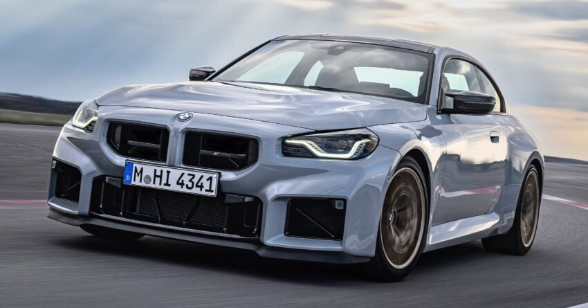 2025 G87 BMW M2 CS 全球首发, 3.0L六缸涡轮引擎的德系双门跑房, 3.8秒破百, 极速302km/h, 前置引擎后轮驱动 297266
