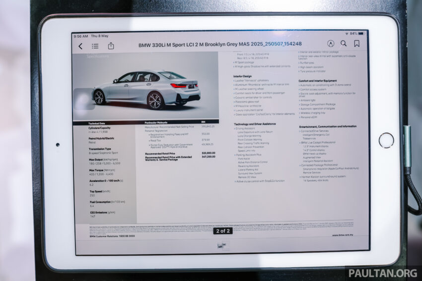 2025 BMW 330Li M Sport 小升级登场！售价RM320k起 295719