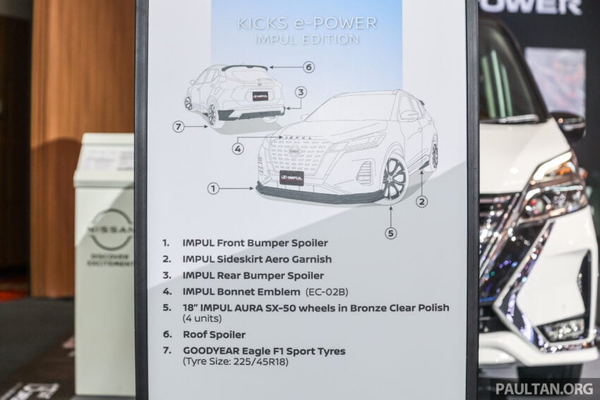 Nissan Kicks e-Power Impul Edition 开放接单, 现有车主可单独花费RM8.5K选购, 包含车身套件与18寸轮毂及轮胎 296116