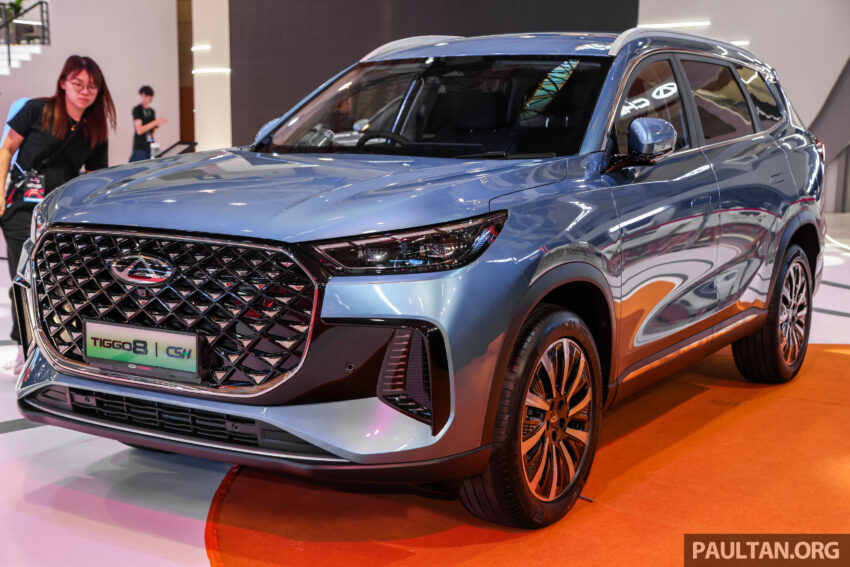 Chery Tiggo 8 CSH PHEV 亮相本地车展, 1.5L PHEV混动系统, 油电综合里程号称可达1,200公里, 下半年正式来马! 296328