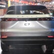 Omoda C7 大马汽车展亮相！纯汽油版本，极可能搭载与 Jaecoo J7 相同的 1.6T + AWD 动力系统，有望今年面市