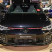 Volkswagen Golf GTI Black Edition 于大马汽车展亮相！“黑化”的特别版德系小钢炮，售价从RM246k起跳