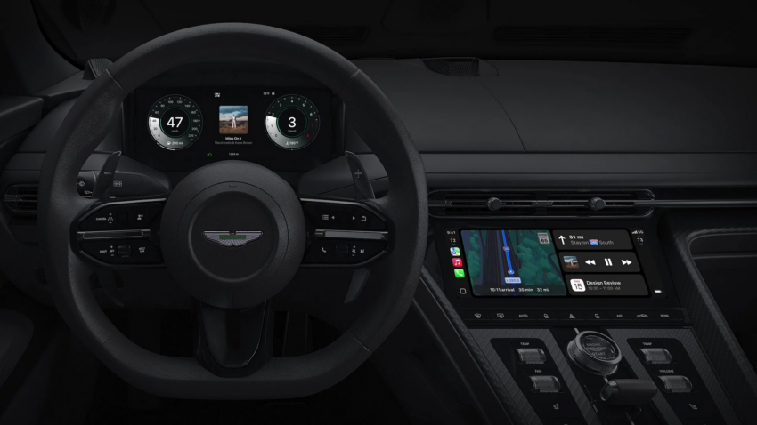 新一代 Apple CarPlay Ultra 正式登场！深度整合车辆控制功能，可掌控车内所有屏幕；Aston Martin 新车率先搭载 296495