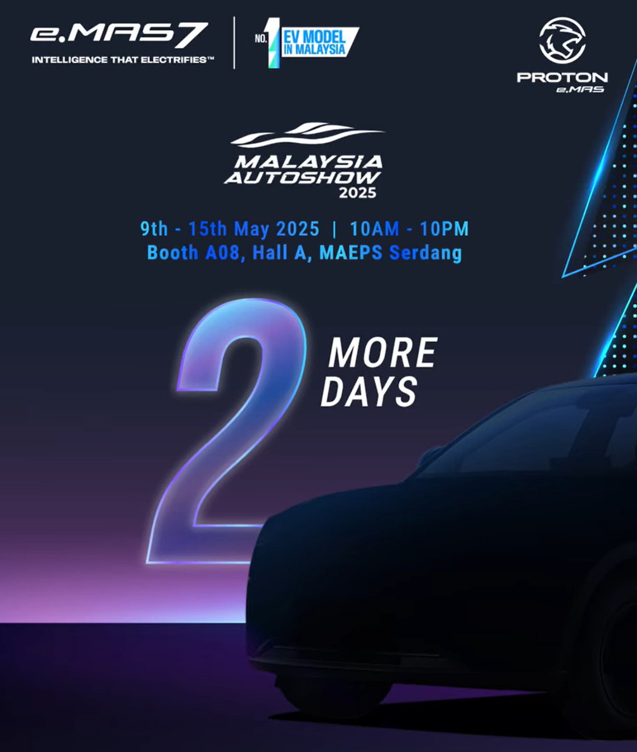 官方预告释出！Proton eMas 5 即将于大马汽车展登场？