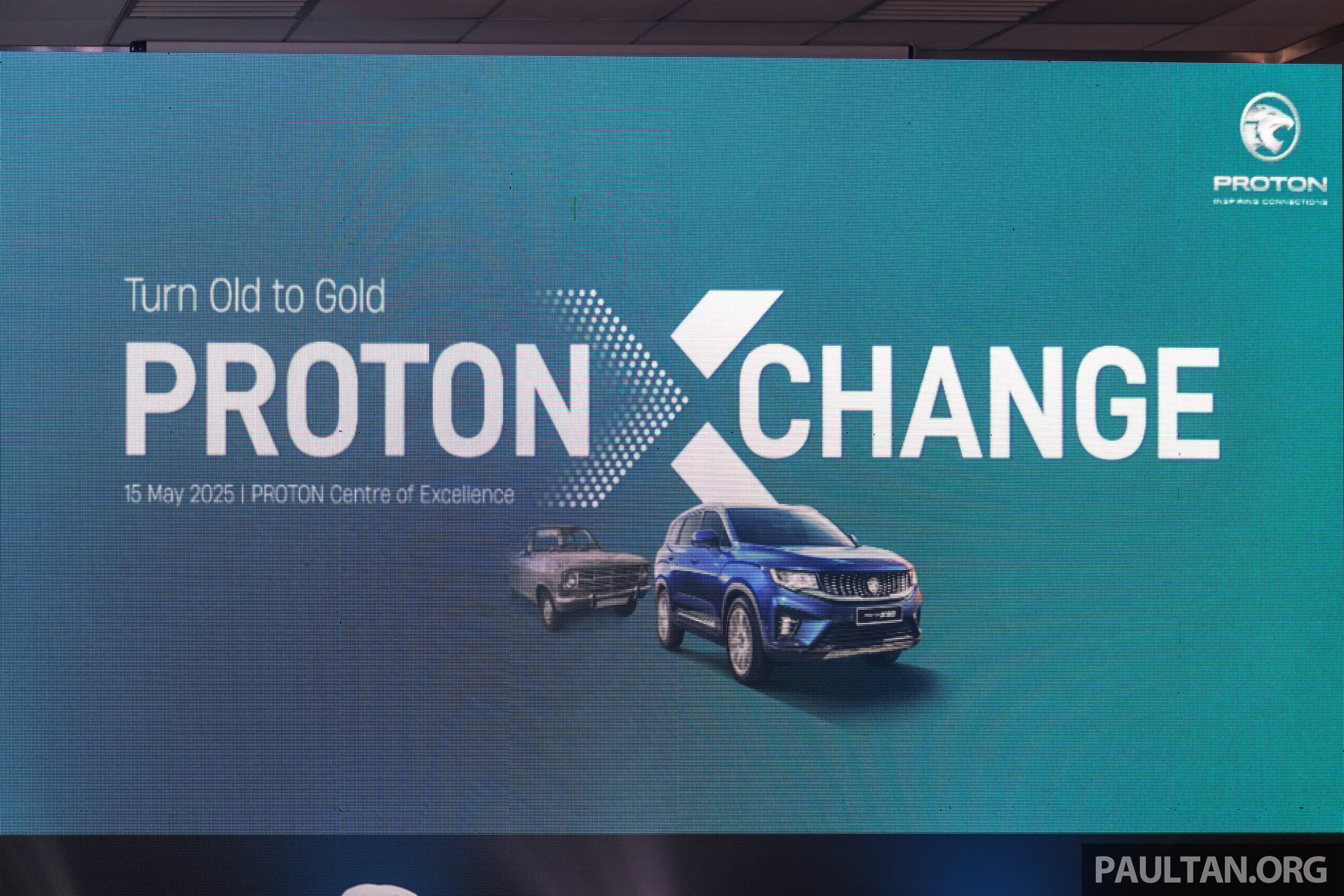 宝腾推旧车置换计划，15年车龄以上私家和商用车报废并换购全新 Proton 车型可获RM2,000折扣，以及一年免付路税