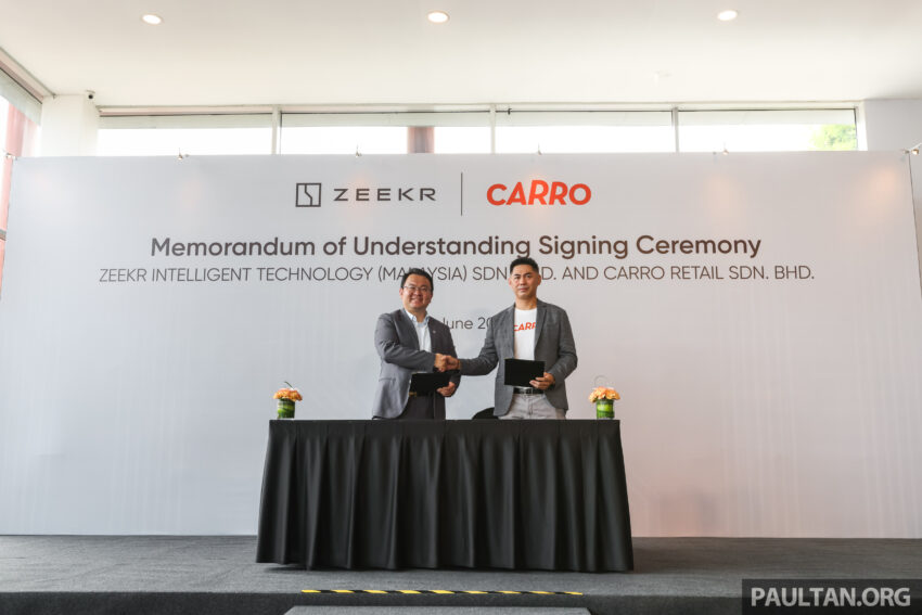Carro 与 Zeekr 极氪合作, 成后者本地授权销售与代理商 298793