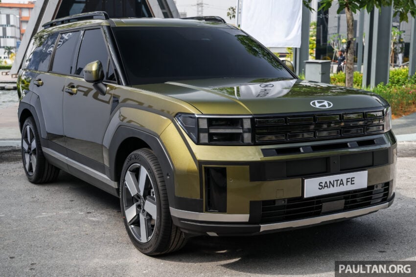 全新第五代 2025 Hyundai Santa Fe 于本地亮相！提供 1.6T 混动和 2.5T 汽油引擎两种版本，7月2日正式发布 299899