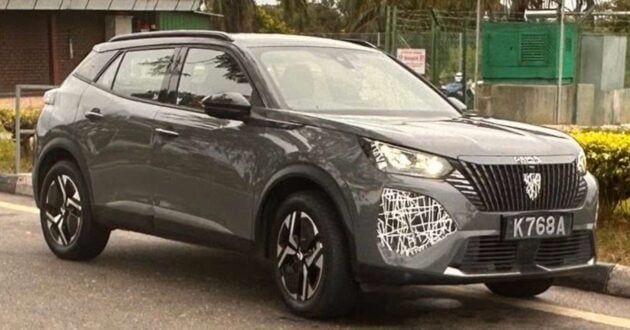 2025 Peugeot 2008 小改款现身大道休息站, 意味将来马?