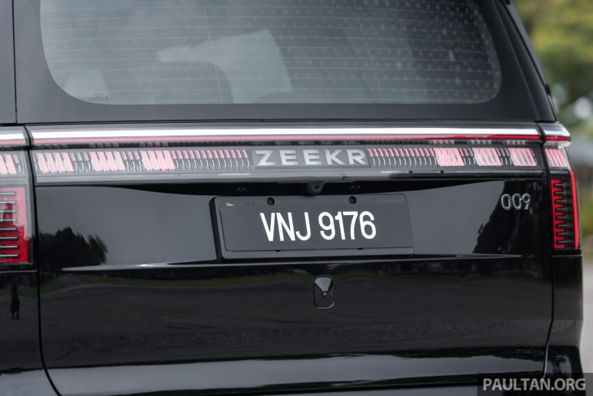 2025 Zeekr 009 Ultra Luxury 纯电动六人座豪华大型MPV完整新车实拍图集, 续航里程可达582公里, 售价36万令吉 299502