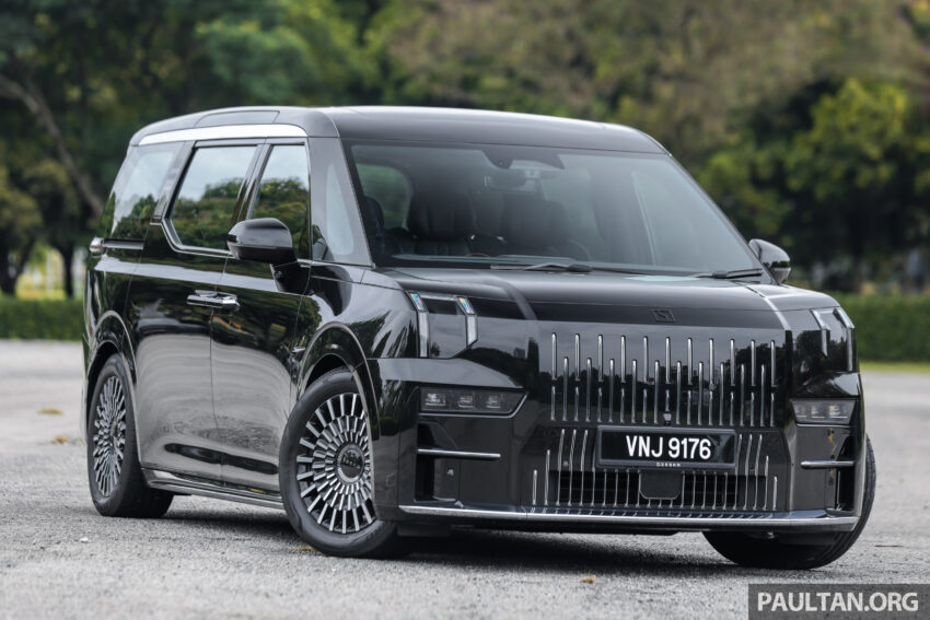 2025 Zeekr 009 Ultra Luxury 纯电动六人座豪华大型MPV完整新车实拍图集, 续航里程可达582公里, 售价36万令吉 299468