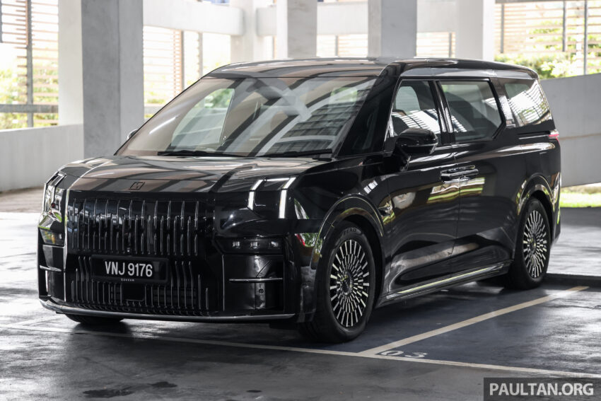 2025 Zeekr 009 Ultra Luxury 纯电动六人座豪华大型MPV完整新车实拍图集, 续航里程可达582公里, 售价36万令吉 299510