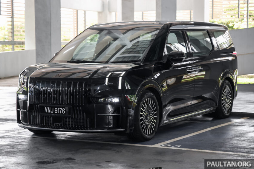2025 Zeekr 009 Ultra Luxury 纯电动六人座豪华大型MPV完整新车实拍图集, 续航里程可达582公里, 售价36万令吉 299511