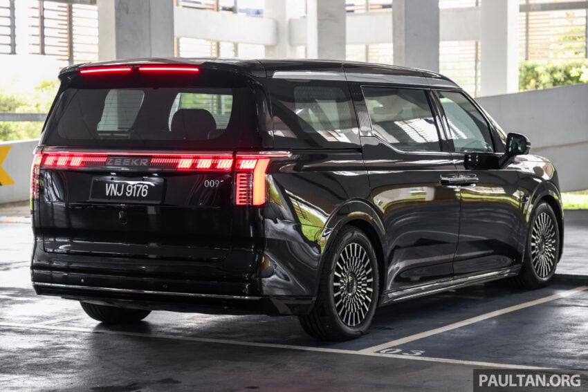 2025 Zeekr 009 Ultra Luxury 纯电动六人座豪华大型MPV完整新车实拍图集, 续航里程可达582公里, 售价36万令吉 299513