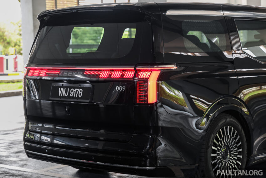 2025 Zeekr 009 Ultra Luxury 纯电动六人座豪华大型MPV完整新车实拍图集, 续航里程可达582公里, 售价36万令吉 299520