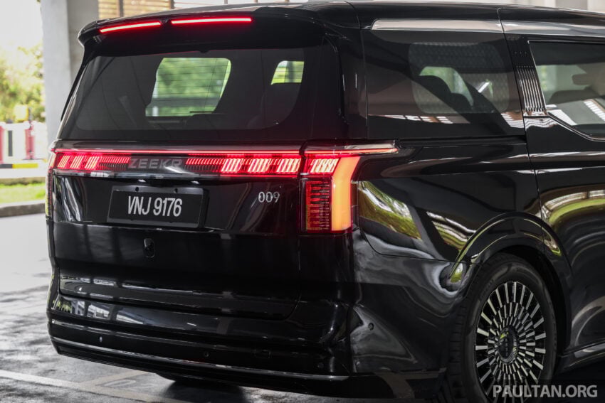 2025 Zeekr 009 Ultra Luxury 纯电动六人座豪华大型MPV完整新车实拍图集, 续航里程可达582公里, 售价36万令吉 299521